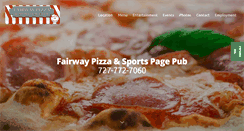 Desktop Screenshot of fairwaypizza.com