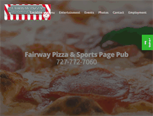 Tablet Screenshot of fairwaypizza.com